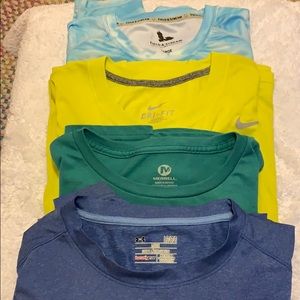 Under Armour plus 3 other brands size L